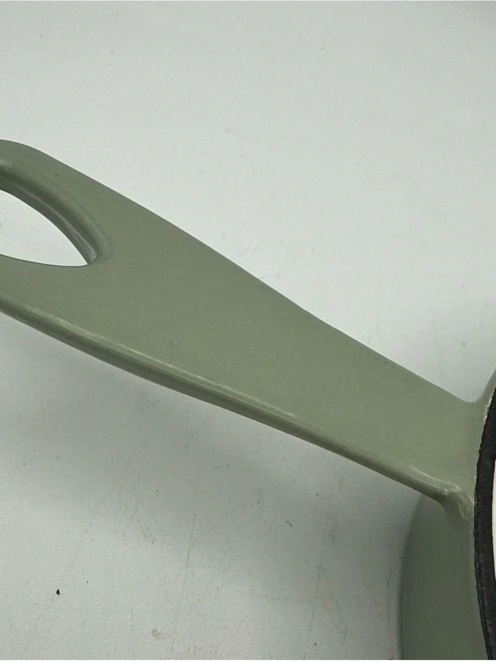 Figment enameled Cast Iron 6” Frying pan Skillet Sage Green